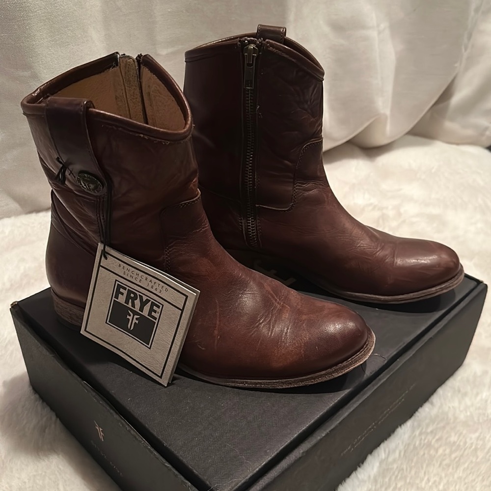Frye Button Short Boots